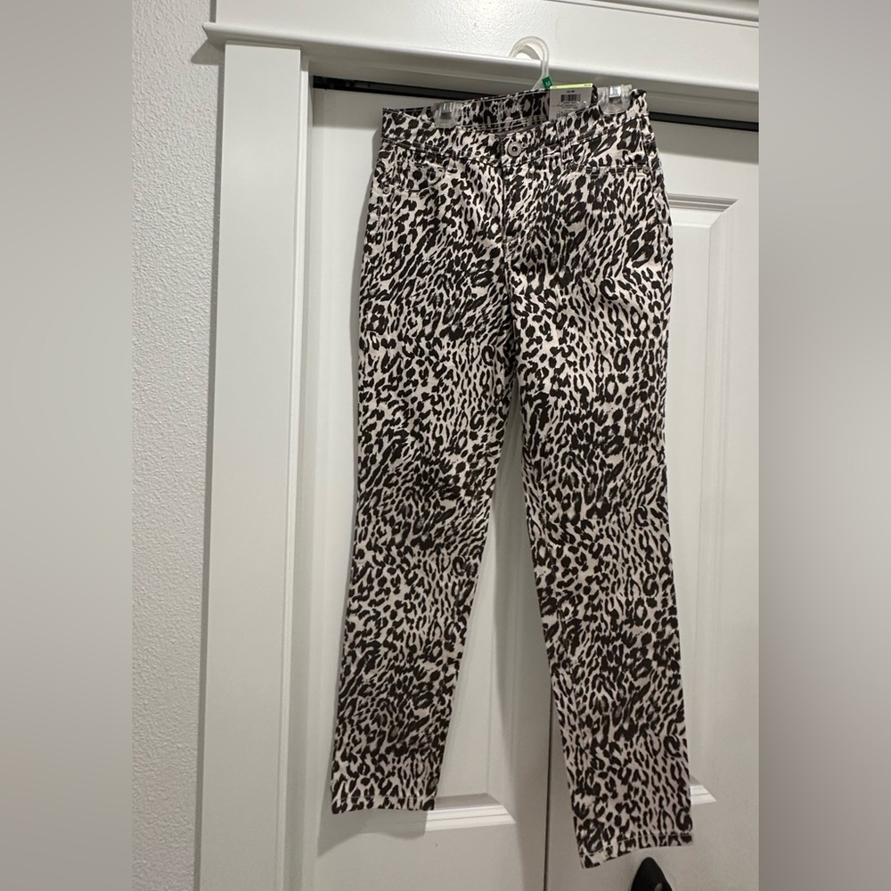 NWT Style & Co. Black and White Animal Print Pants